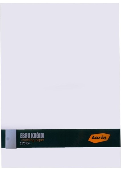 Ebru Kağıdı Beyaz 25X35CM 90GR 100 Adet