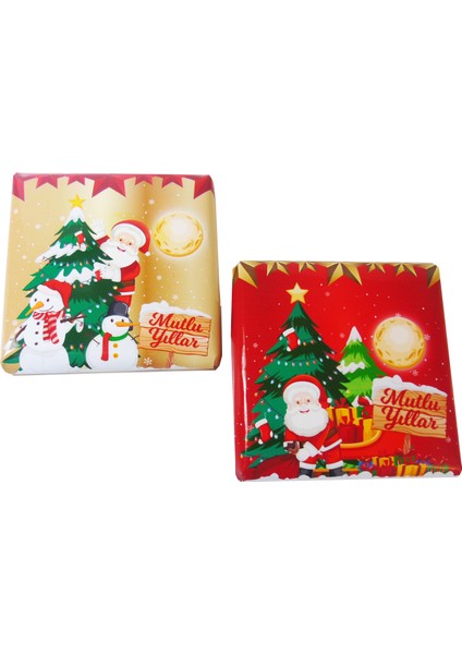 Gold Asetatlı Kutu Içinde, 2'li Mutlu Yıllar Çikolatası