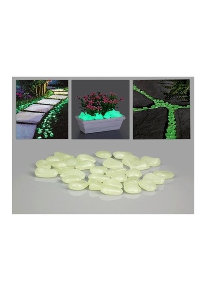 Fosforlu Çakıl Taşları 25 Adet