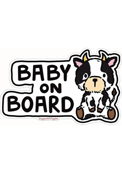 Baby On Board Inekcik Araç Sticker, 18 x 10 cm