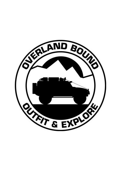 Jeep Off Road Araç Sticker, 15 cm