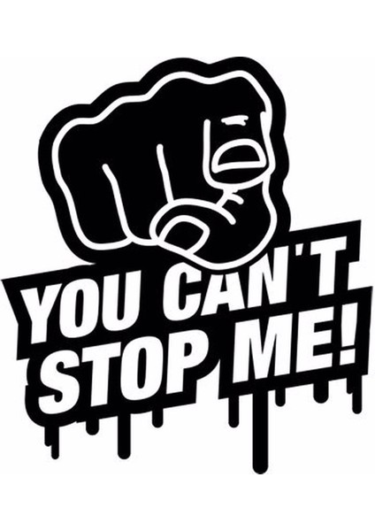 Beni Durduramazsın! Araç Sticker, 12 cm