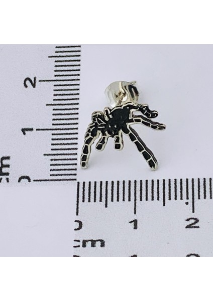 Gümüş Örümcek Tek Küpe (BG-KP-166)