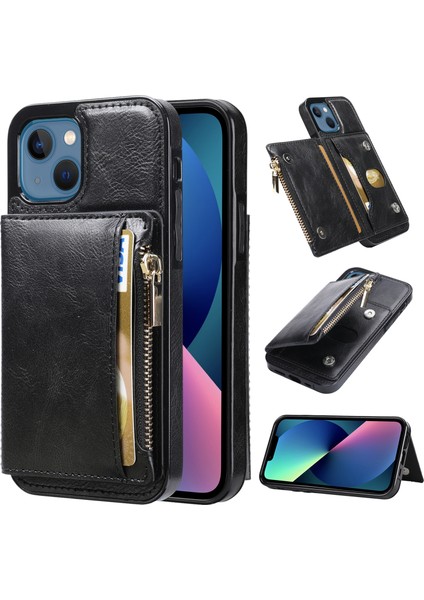 Fermuar Cüzdan Pu Shockrpoof Durumda Apple iPhone 13 Mini Siyah (Yurt Dışından) fiyatları