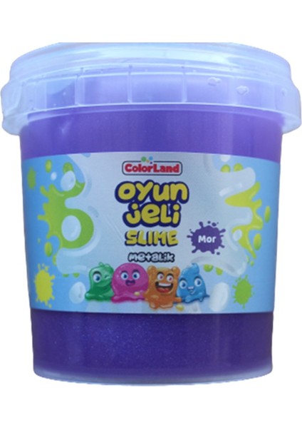 Colorland Oyun Jeli Slime 145 gr Metalik Mor