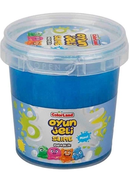 Colorland Oyun Jeli Slime 145 gr Metalik Mavi