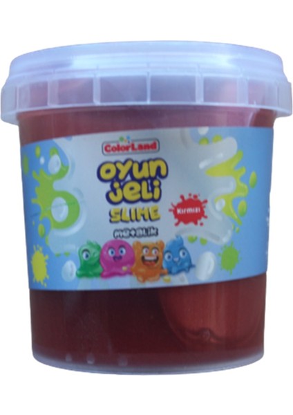 Colorland Oyun Jeli Slime 145 gr Metalik Kırmızı