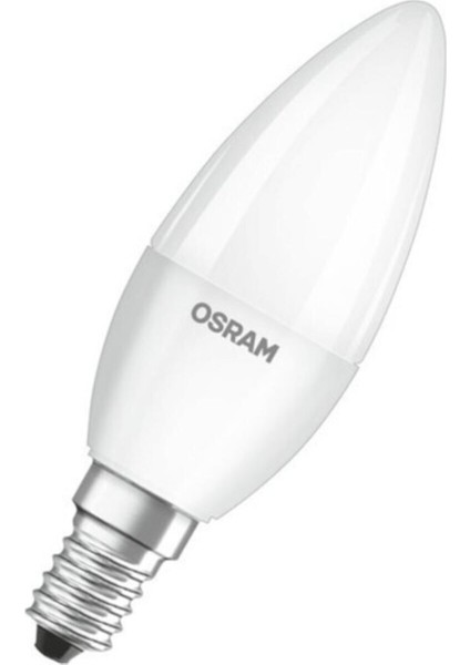 4,9-40W 2700K Sarı Işık E14 Ince Duy Mum Buji LED Ampul 3 Adet