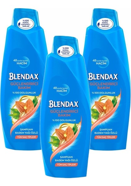 Badem Yağı Özlü Şampuan 500 ml x 3 Adet