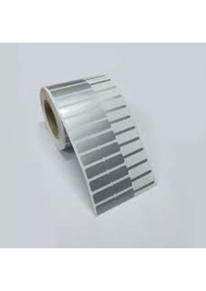 72 x 12 Silver Mat Kuyumcu Etiketi 1 Rulo