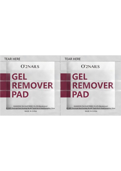 Oje Sökücü Bez Grp Gel Removed Pad 1 Kutu 200 Adet