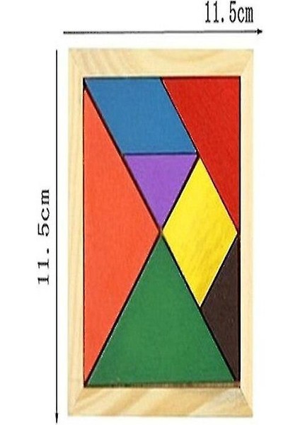 Ahşap Tangram Beyin Teaser Bulmaca Erken Eğitim Öğrenme Oyuncaklar Çocuklar Için Hediyeler Çocuklar Için Iyi fırsatları