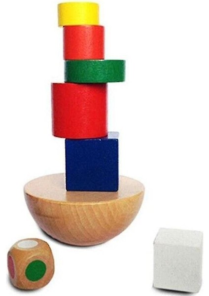(Balancing Oyunu) = Ahşap Çekiç Topu Çekiç Kutusu Çocuklar Eğlenceli Hamster Oynarken Oyun Oyuncak Erken