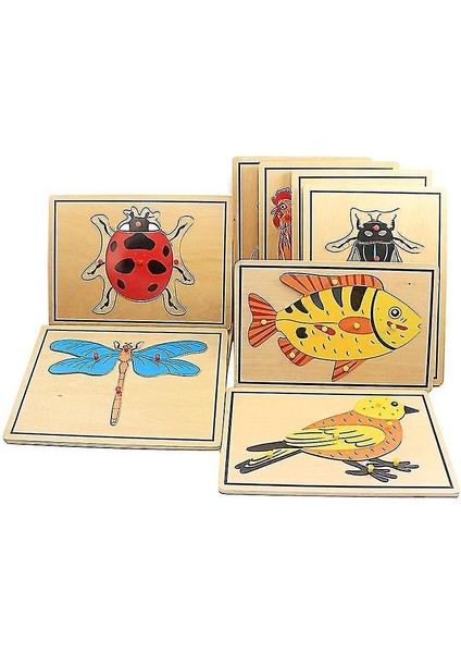 (Kuş) Bebek Oyuncak Çocuklar Montessori Bilim Oyuncaklar Hayvanlar Çocuklar Için Yapboz Erken Çocukluk(Yurt Dışından) fiyatları