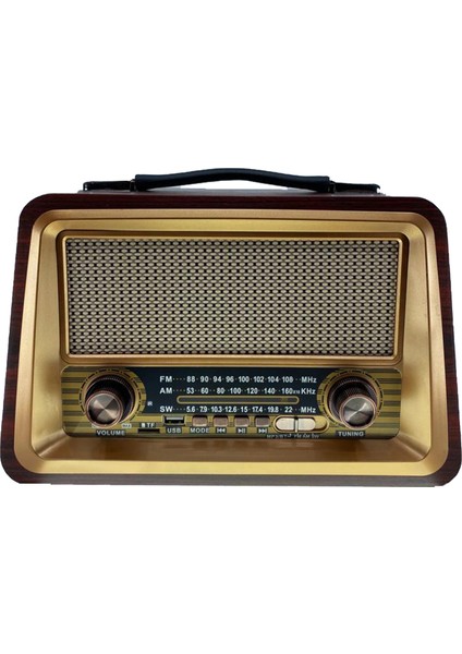 Raıseng R-2066BT Retro Klasik Tasarım Bluetooth Hoparlör - Speaker