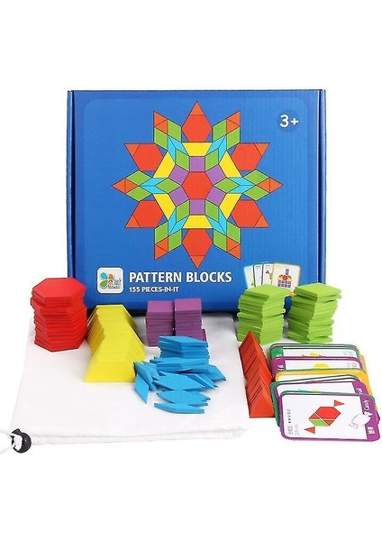 155 Adet Bilmecenin Çocuklar Için Geometrik Tangram Ahşap Erken Eğitim Ahşap Oyun Oyuncaklar Çocuklar Için(Yurt Dışından)