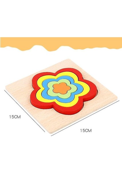 (Quadrilateral) Sıcak Bebek Geometri Bilişsel Oyuncaklar Anaokulu Montessori Erken Eğitici Oyuncak Çocuklar