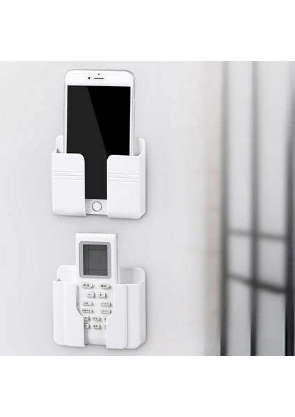 Telefon ve Kumanda Standı Duvara Monte Telefon Tutacağı