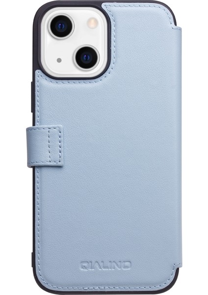 Telefon Deri Kılıf Apple iPhone 13 Mini Sierra Mavi (Yurt Dışından) modelleri