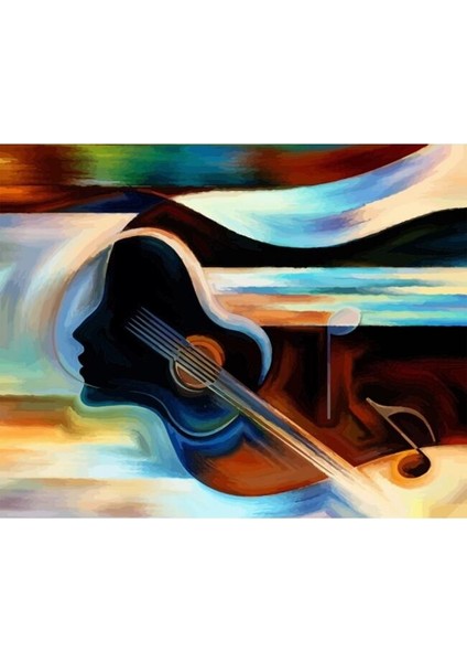 Notalar Senin Için Sayılarla Boyama Seti Rulo 40 x 50 cm