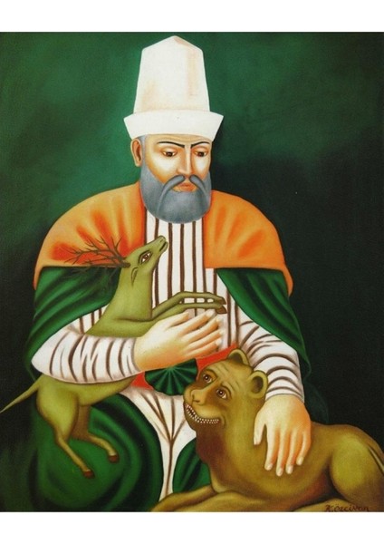 Özün Hikmeti Sayılarla Boyama Seti Rulo 40 x 50 cm