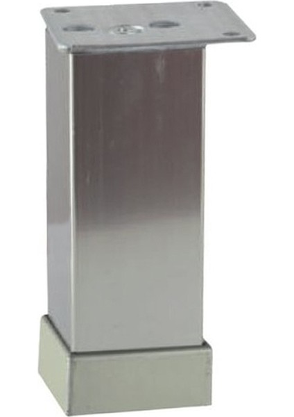 40X40 Alüminyum Düz Kare Ayak Inox Inox 5 cm