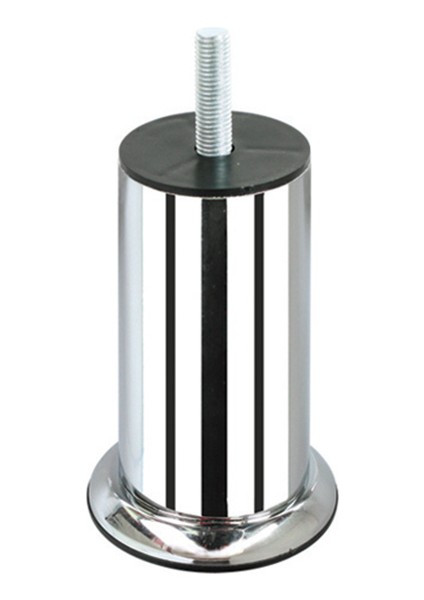 Metal Bingo Baza Ayağı M10 Saplamalı Krom 15 cm