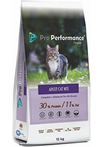 Pro Performance Premium Adult Cat Mix 15 kg