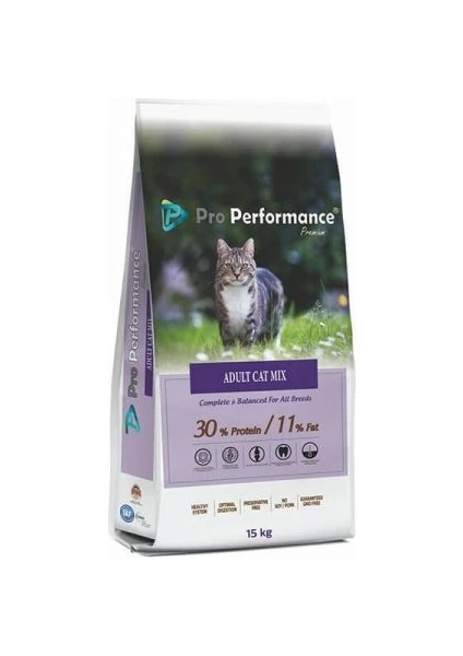 Pro Performance Premium Adult Cat Mix 15 kg