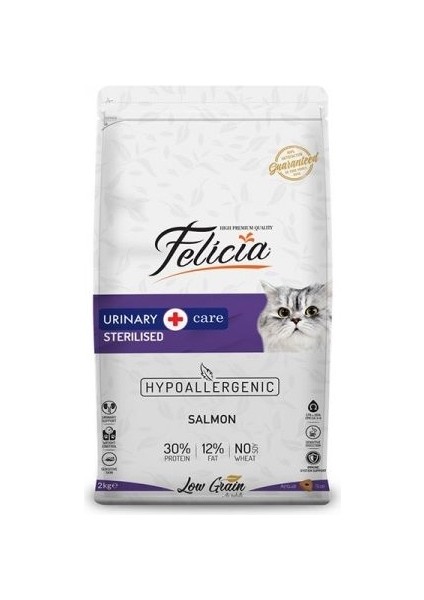 Düşük Tahıllı Hipoalerjenik Somonlu Kısırlaştırılmış Kedi Maması 2 kg