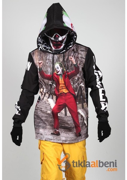 Joker Kayak Montu ve Snowboard Hoodie / Özel Tasarım