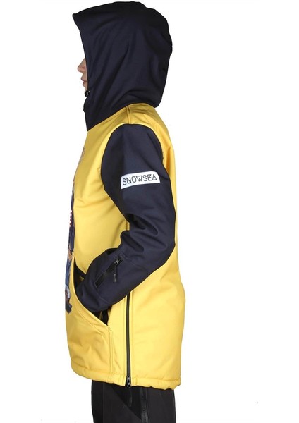 Teddy Sarı Snowboard ve Kayak Montu modelleri