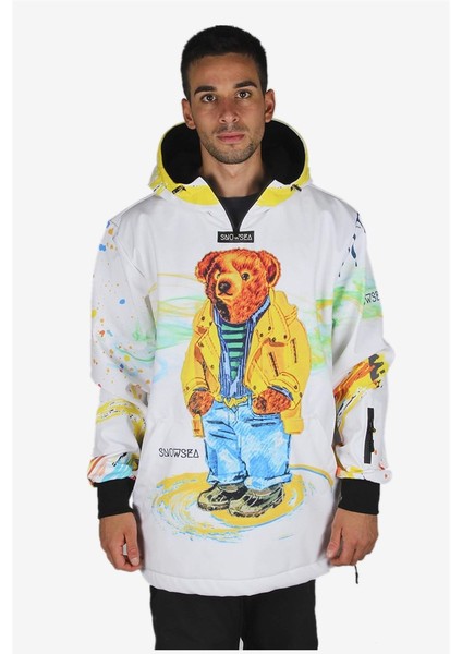 Teddy Yaka Fermuarlı Snowboard ve Kayak Montu