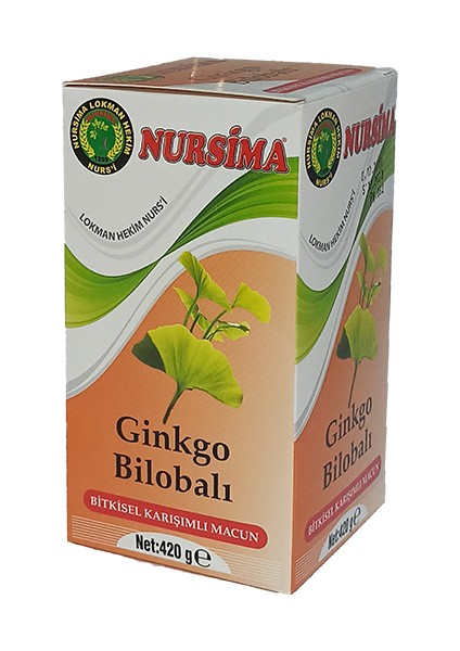 Ginkgo Bilobalı Bitkisel Karışımlı Macun