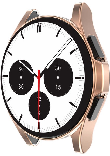 Samsung Galaxy Watch 4 Akıllı Saat Cam Ekran Koruyucu Çerçeveli Tam Koruma 46mm Gard 02 Rose Gold indirimleri