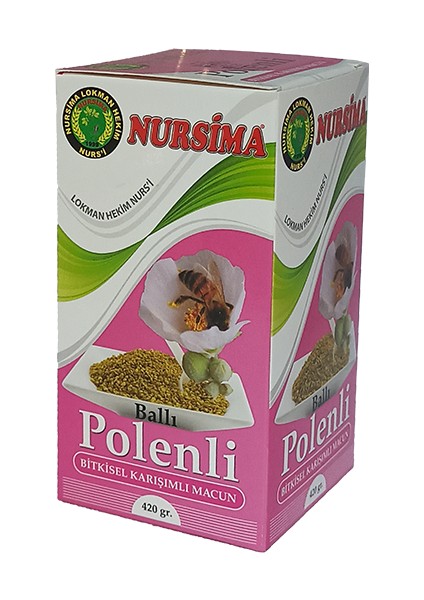 Ballı Polenli Bitkisel Karışımlı Macun