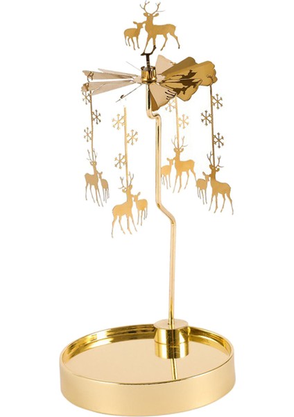 F Fityle Iplik Mumluk Tutucu Şamdan Parti Ev Masa Oturma Odası Dekor Geyik A (Yurt Dışından)