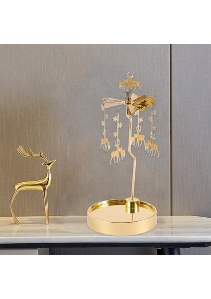 F Fityle Iplik Mumluk Tutucu Şamdan Parti Ev Masa Oturma Odası Dekor Geyik A (Yurt Dışından) indirimleri