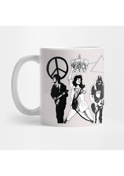 Legend Of Black White Style Kupa Bardak