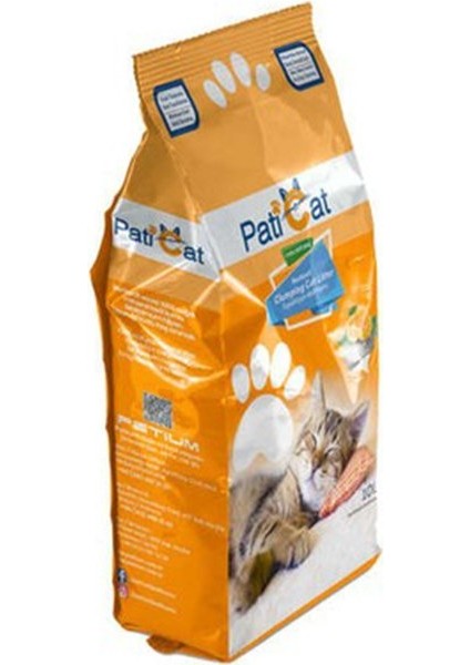 Paticat Portakal Kokulu Topaklanan Bentonit Kedi Kumu Ince 10 Lt