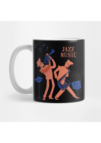 Jazz Music Saxophone Music Jazz Band Gift Kupa Bardak