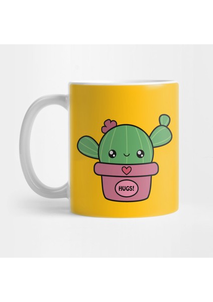 Kawaii Cactus Sevimli Kaktüs Kupa Bardak