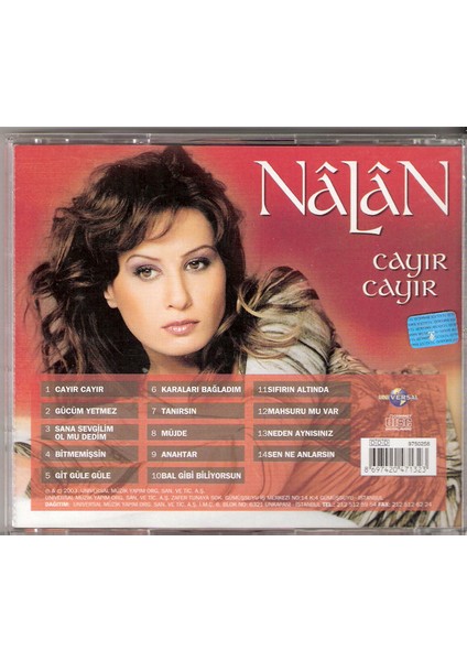 Nalan – Cayır Cayır CD