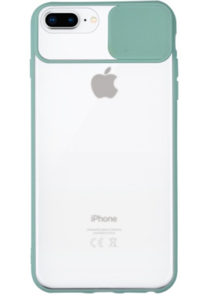 Iphone 8 Plus Kamera Slayt Korumalı Koruyuculu Şeffaf Telefon Kılıf