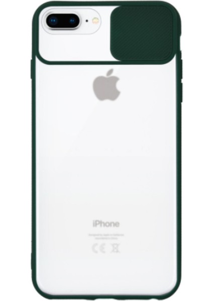 Iphone 8 Plus Kamera Slayt Korumalı Koruyuculu Şeffaf Telefon Kılıf