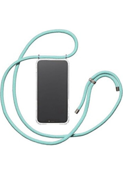 Iphone 11 Uyumlu Ipli Boyun Askılı Köşe Korumalı Şeffaf Kılıf
