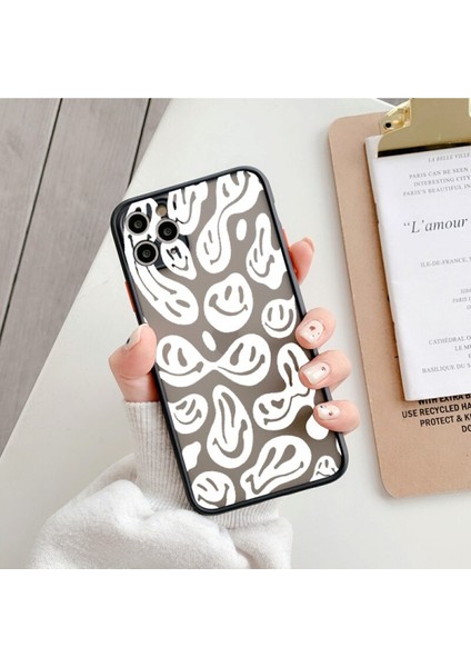 Iphone 11 Pro Max Uyumlu Beyaz Liquify Honey Baskı Kılıf
