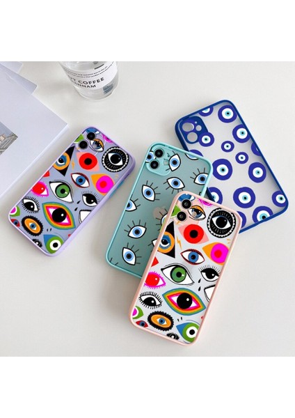 Iphone 11 Uyumlu Stil3 Nazar Boncuğu Desenli Baskı Kılıf