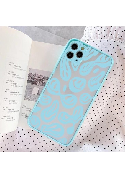 Iphone 11 Pro Uyumlu Turkuaz Liquify Honey Baskı Kılıf