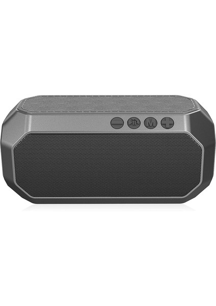 NR-4000 Tws Çokgen Bluetooth Hoparlör Demir Grisi (Yurt Dışından)